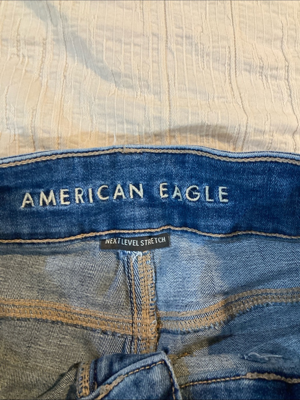 American Eagle Outfitters Medium Blue Flare Jeans - Picture 2 of 4